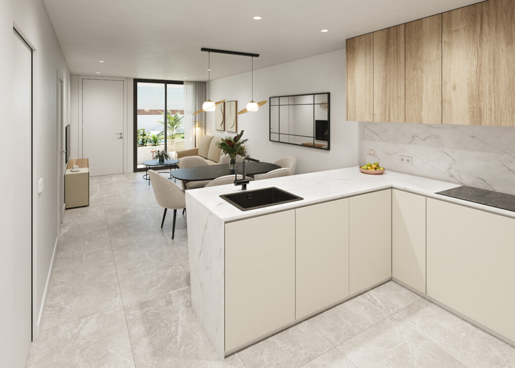 Nyros Salón Vivienda 3 Dormitorios Vista 1 4K